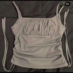 Olive green tank top